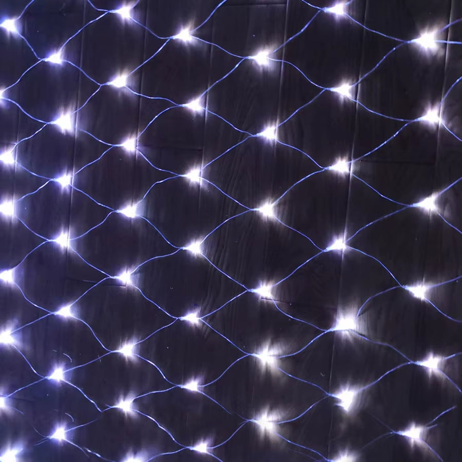 New Year 3X2/2X2M LED Christmas Net Lamp Outdoor Mesh String Lights for Garden Holiday Party Wedding Fairy Lights Garland Decor