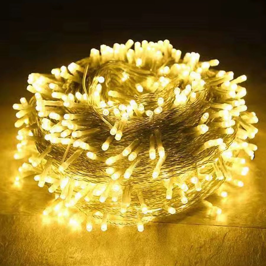 100M 50M 30M 20M LED Christmas Garland String Lights Outdoor 8 Modes Fairy Lights for Party Wedding Garden Xmas Tree Decoration