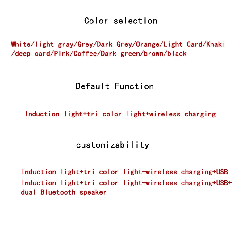 Modern Luxury Wood Smart Bedside Table with Led Light Wireless Charging Speakers 2 Drawer Bedroom White Leather Furniture Design