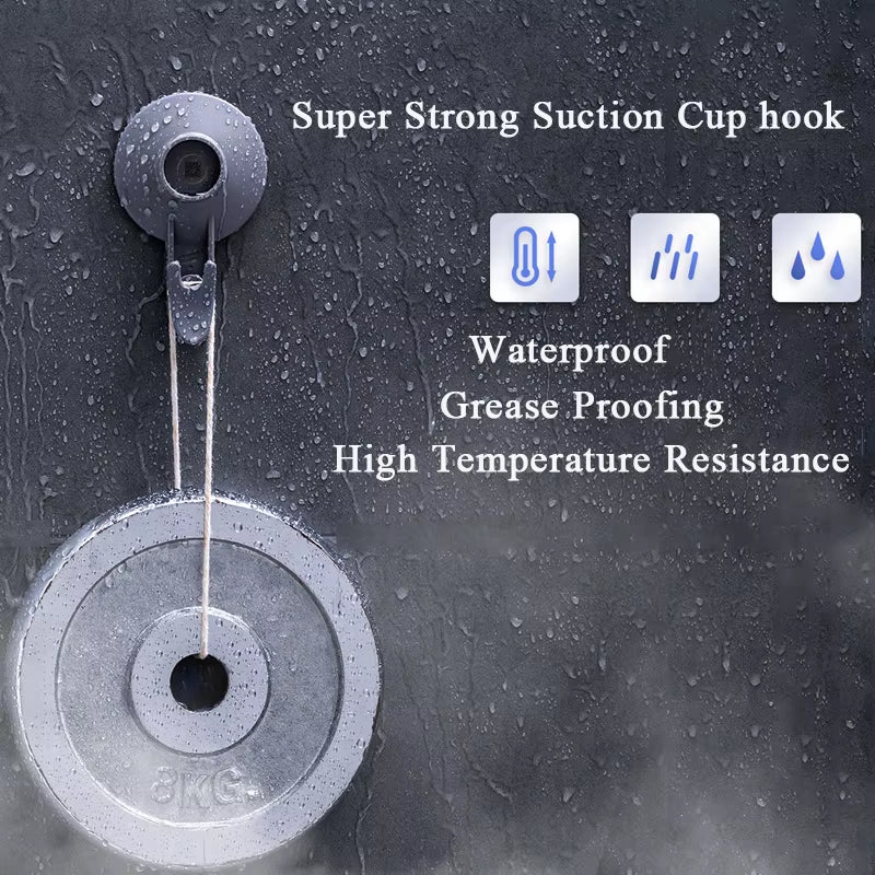 Traceless Drill-Free Dual Hook Heavy Duty 5 KG Home Decors Bathroom Hook Strong Adhesive Wall Hook