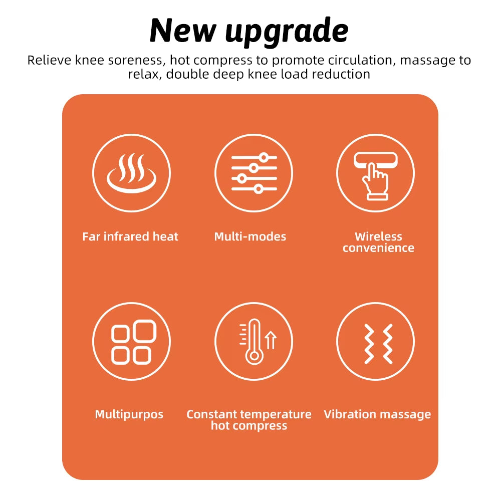 Trending Products 2025 New Arrivals Protection Massage Knee Sleeve Pads Compression Leg and Foot Massager