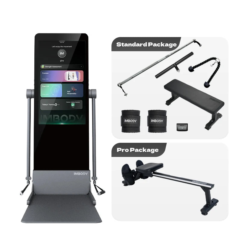 IMBODY POWER S Pro All Powers Power Station Smart Gym Fitness Mirror Multi Gym Machine Strength Training Equipment Home Trainer