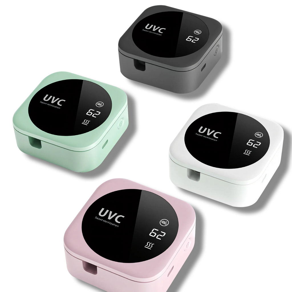 Travel Portable Mini Wireless Rechargeable Toothbrush Sterilizer Bathroom Wall-Mounted Uvc Toothbrush Sterilization Holder